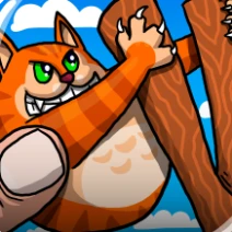 Angry Cat Shot