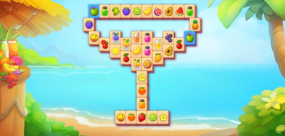 Mahjong Fruit Connection gameplay